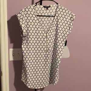 Blue & White Express top in Small